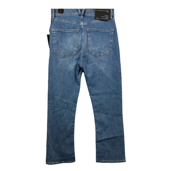 Veronica Beard Jeans Carly Kick Flare Secret Skinny Denim Sierra Wash 30/10 NWT - Picture 3 of 8